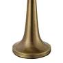 4_Uttermost Dame 16" High Antique Brass Dome Shade Accent Table Lamp more views