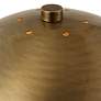 6_Uttermost Dame 16" High Antique Brass Dome Shade Accent Table Lamp more views