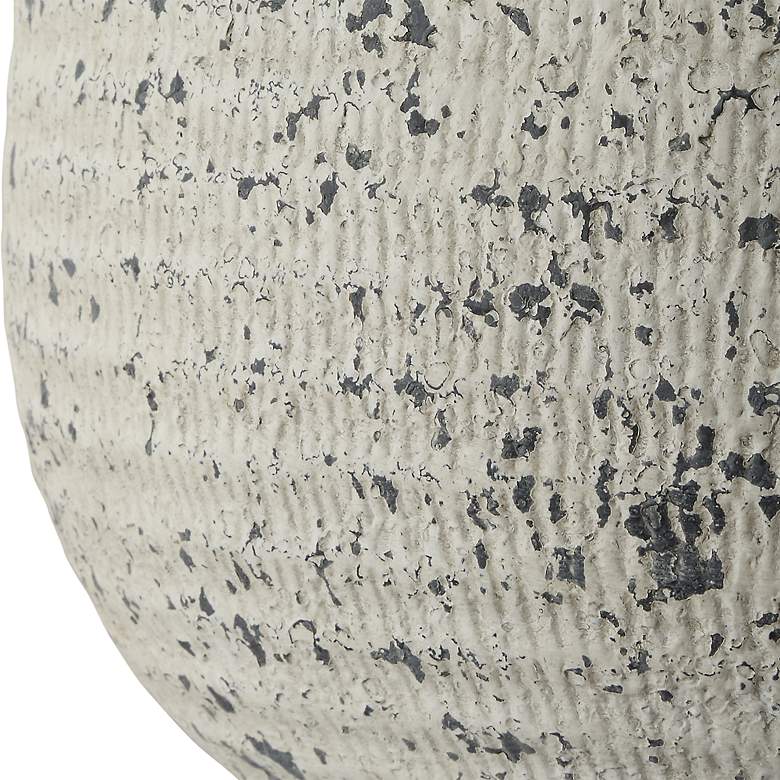 Image 3 Uttermost Danala Distressed Stone Ivory Ceramic Table Lamp more views
