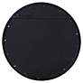 5_Uttermost Dandridge Matte Black 34" Round Wall Mirror more views