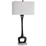 2_Uttermost Darbie 35 3/4" Modern Aged Black Cast Iron Table Lamp