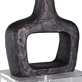 Image4 of Uttermost Darbie Aged Black Cast Iron Table Lamp more views