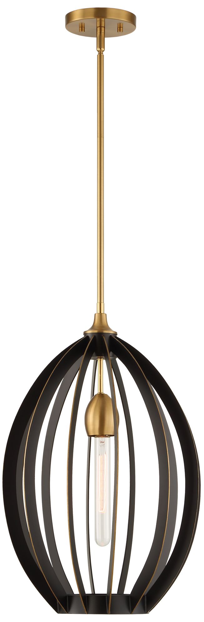 Image 3 Uttermost Darby Dark Bronze 1 Lt Pendant more views