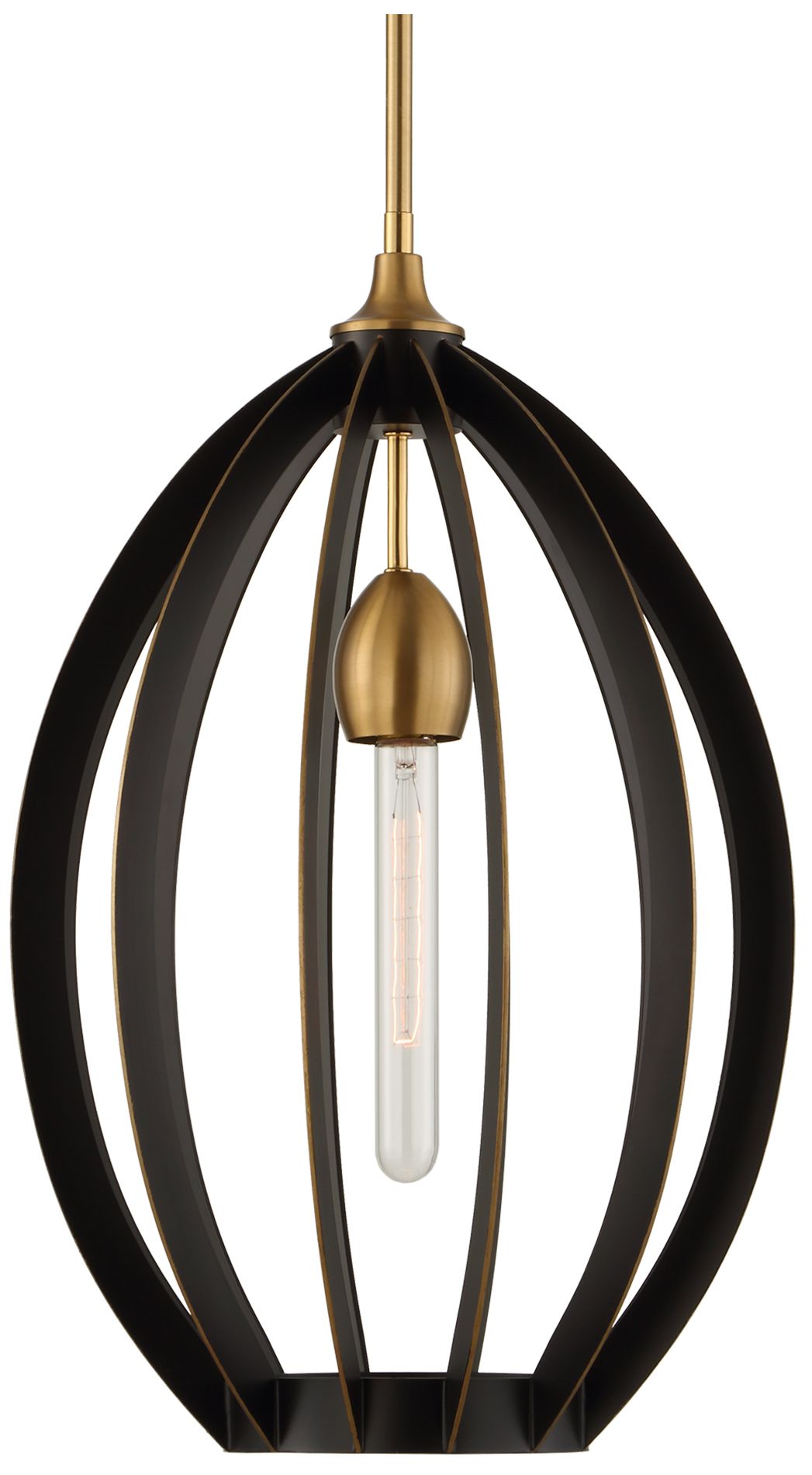 Image 4 Uttermost Darby Dark Bronze 1 Lt Pendant more views