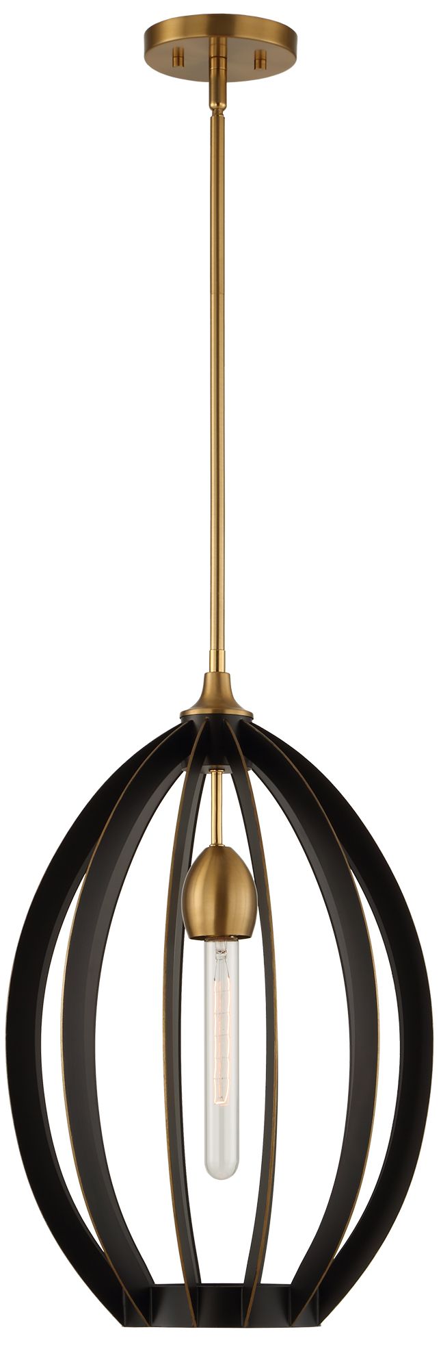 Image 5 Uttermost Darby Dark Bronze 1 Lt Pendant more views