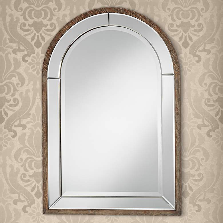 Image 1 Uttermost Daria 27 inch x 40 inch Arch Wall Mirror