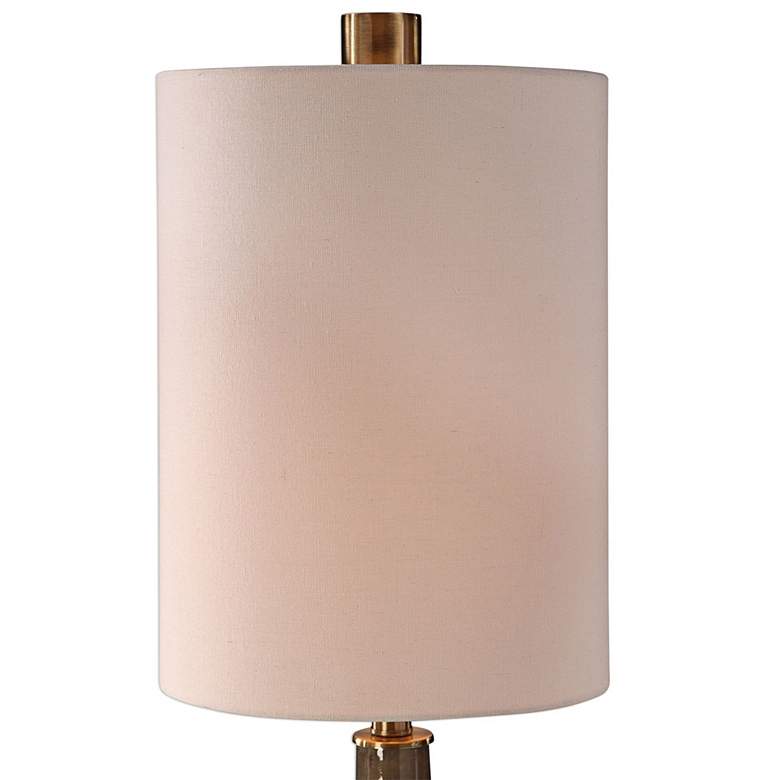 Image 4 Uttermost Darrin 30" Crackled Gray Glaze Ceramic Table Lamp more views