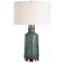 Uttermost Dauphine 27 1/4" Teal Glass Table Lamp