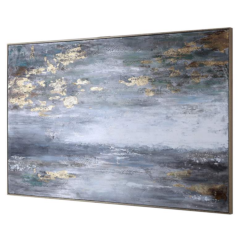 Image 4 Uttermost Dawn to Dusk 73 inch Wide Framed Canvas Wall Art more views