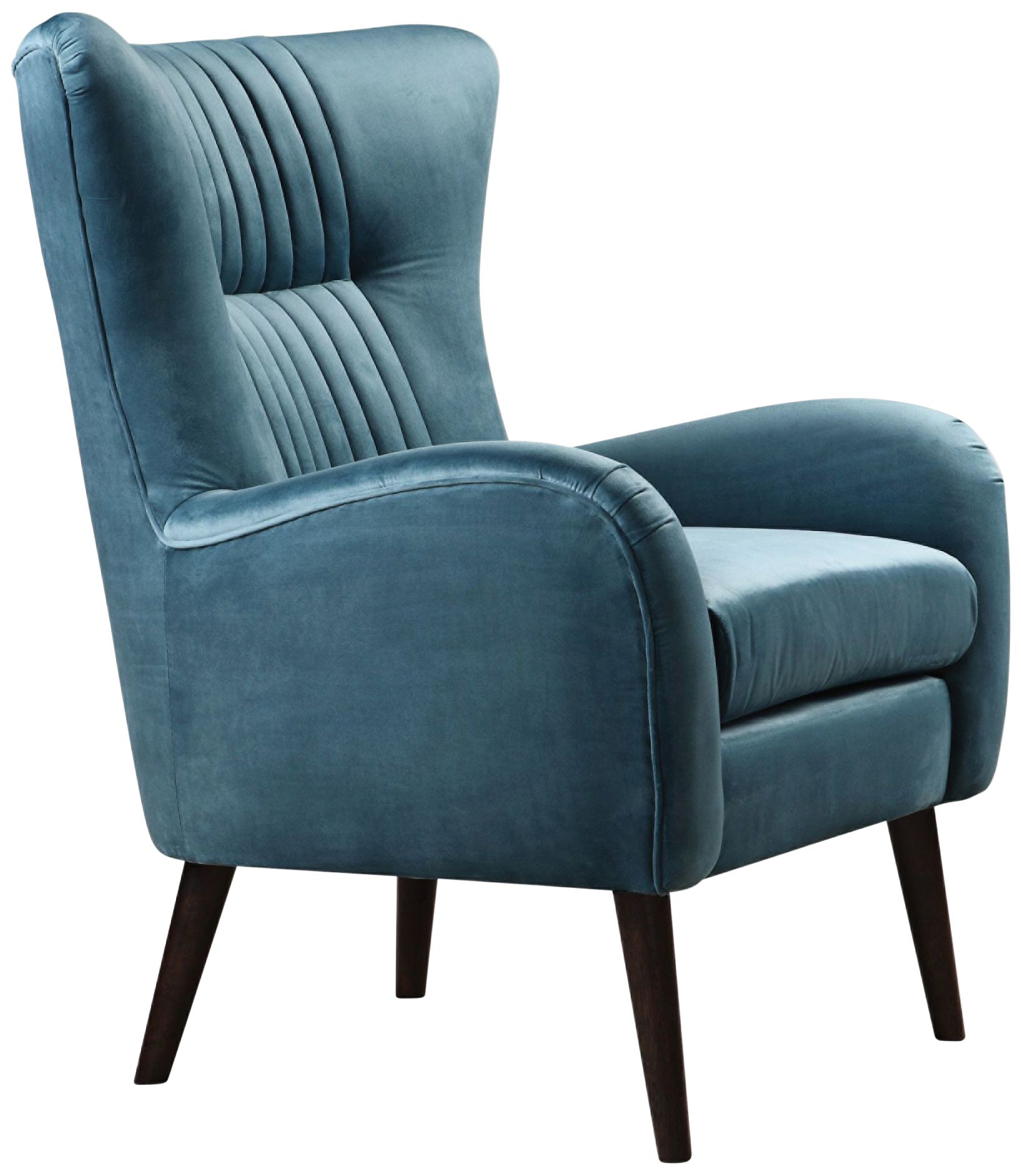 teal blue occasional chair