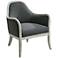 Uttermost Dayla Indigo Faux Leather Accent Armchair
