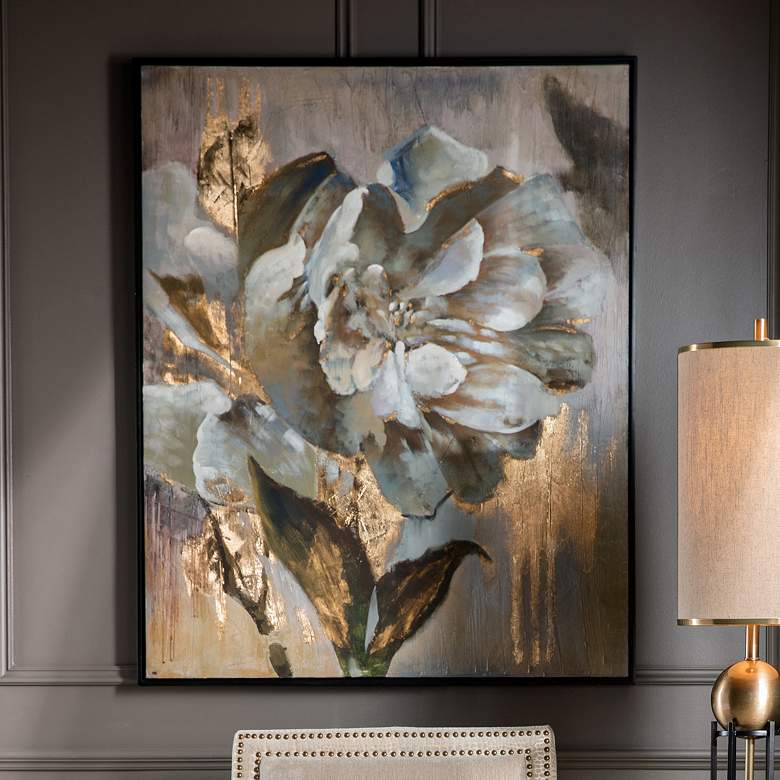 Image 2 Uttermost Dazzling 51 1/4" High Canvas Wall Art