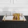3_Uttermost Deki 23 3/4" L Gold Iron and Acrylic Tray more views
