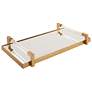 5_Uttermost Deki 23 3/4" L Gold Iron and Acrylic Tray more views