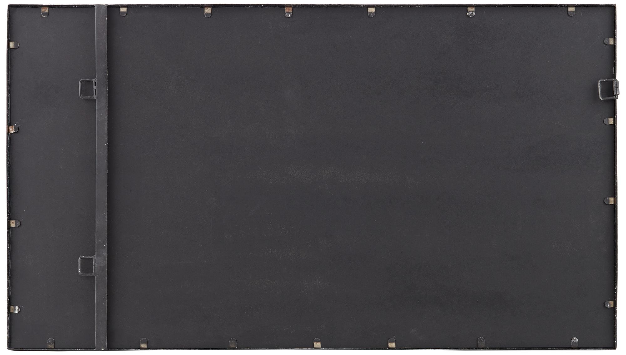 Uttermost Delaney Matte Black 24"x42" Rectangular Wall Mirror