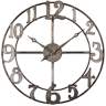 Uttermost Delevan Silver 32 1/4" Round Wall Clock