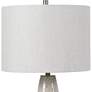 Uttermost Delgado 27 3/4" Distressed Light Gray Ceramic Table Lamp