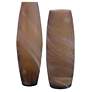 Thumbnail2 of Uttermost Delicate Swirl Caramel 3-Piece Glass Vases