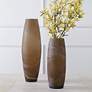Thumbnail1 of Uttermost Delicate Swirl Caramel 3-Piece Glass Vases