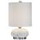 Uttermost Dellen Floral 17 1/4"H Buffet Accent Table Lamp
