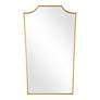 2_Uttermost Demure Antique Gold Leaf 24" x 40" Wall Mirror
