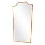 4_Uttermost Demure Antique Gold Leaf 24" x 40" Wall Mirror more views