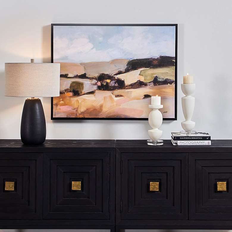 Image 1 Uttermost Desert Moon 41.5" W Framed Canvas Wall Art