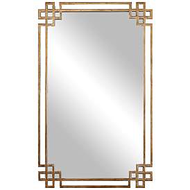 Image2 of Uttermost Devoll Gold 23" x 37" Rectangular Wall Mirror