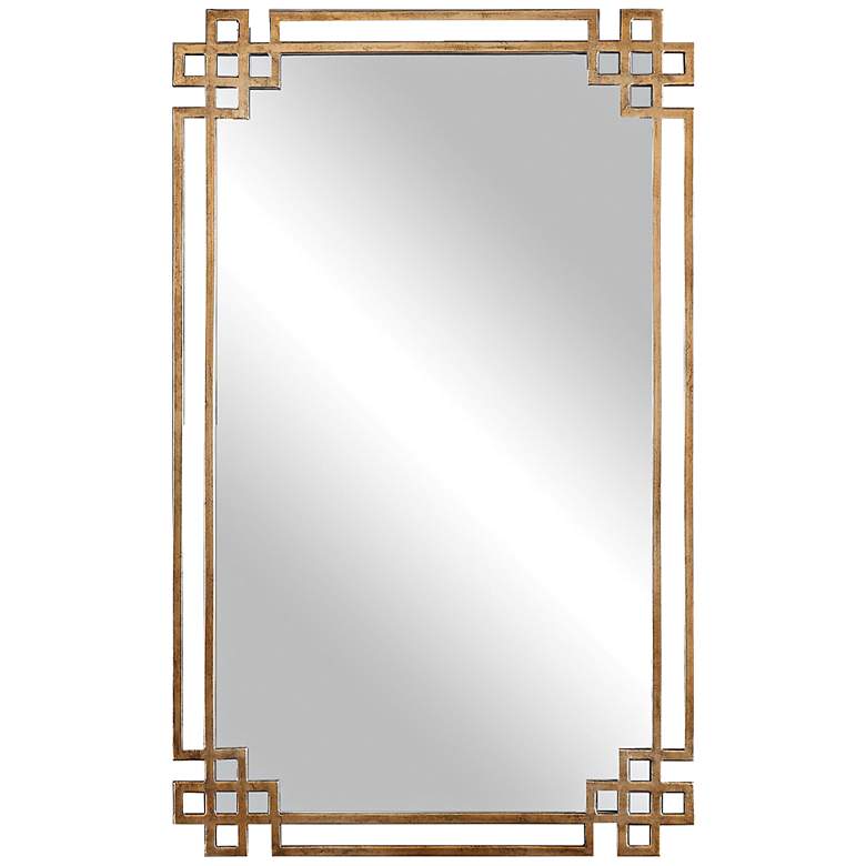 Image 2 Uttermost Devoll Gold 23 inch x 37 inch Rectangular Wall Mirror