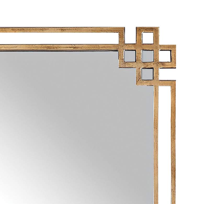 Image 3 Uttermost Devoll Gold 23 inch x 37 inch Rectangular Wall Mirror more views