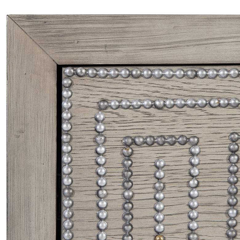 Image 5 Uttermost Devya 32" Wide Mushroom Gray 3-Drawer Accent Chest more views
