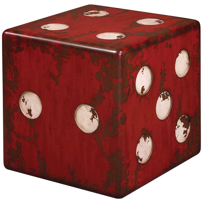 Image 1 Uttermost Dice Accent Table