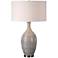 Uttermost Dinah 31" Mushroom Gray Textured Ceramic Table Lamp