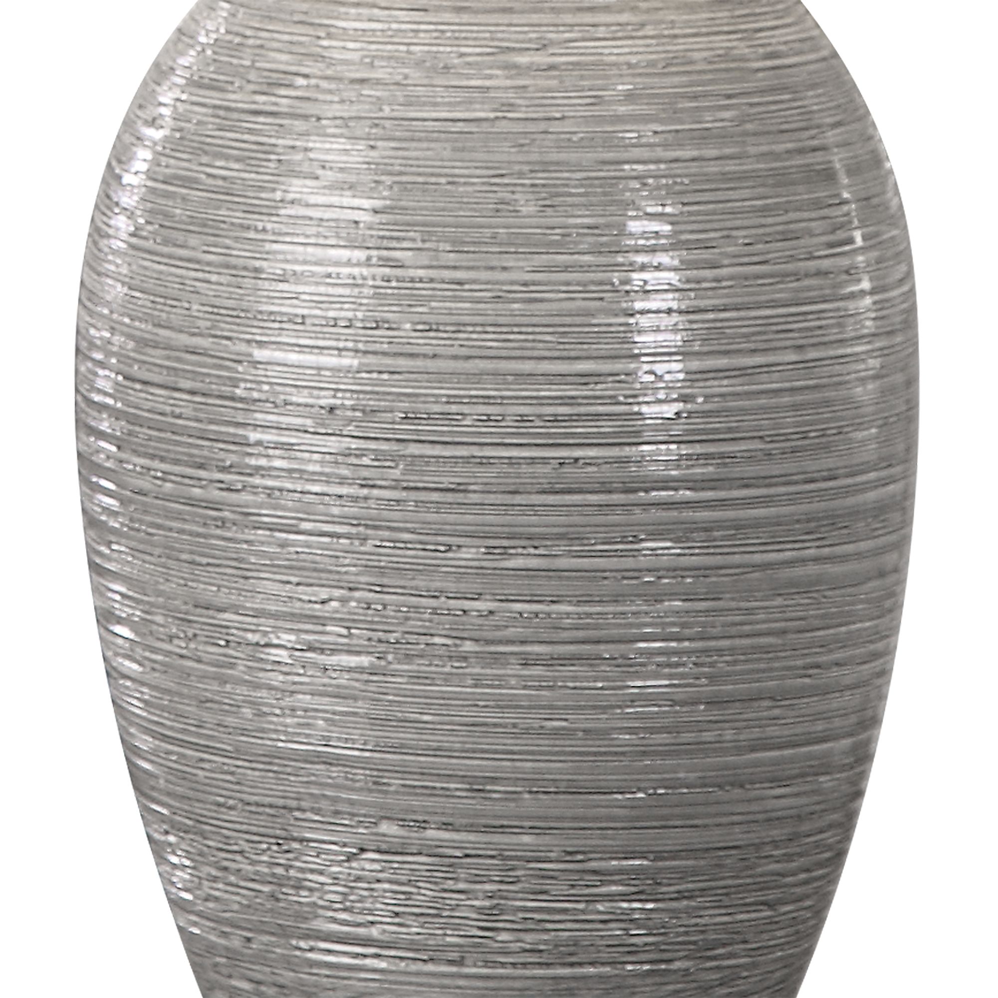 Image 4 Uttermost Dinah 31" Mushroom Gray Textured Ceramic Table Lamp more views