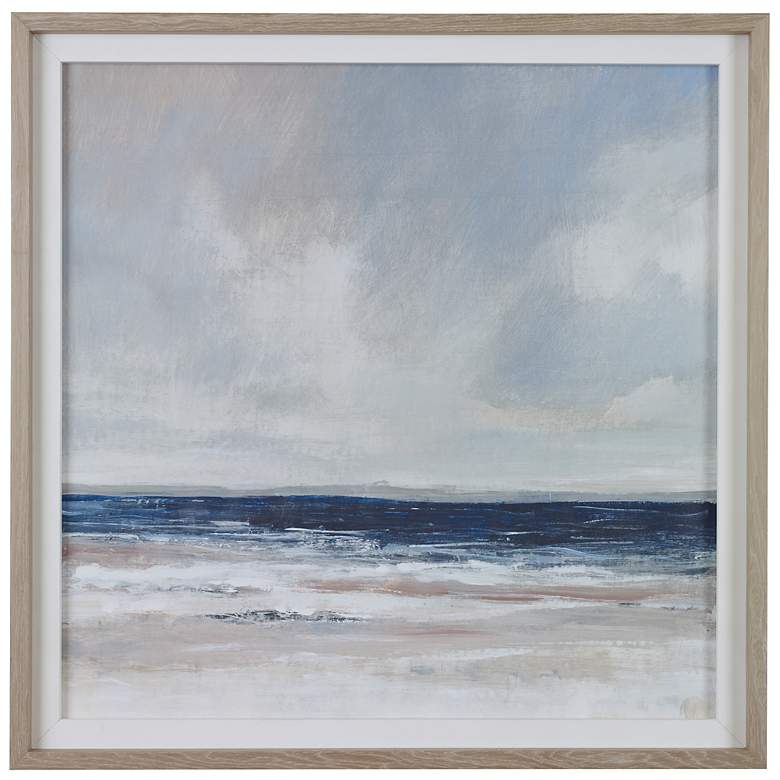 Image 2 Uttermost Distant Land 40 3/4" Square Framed Wall Art