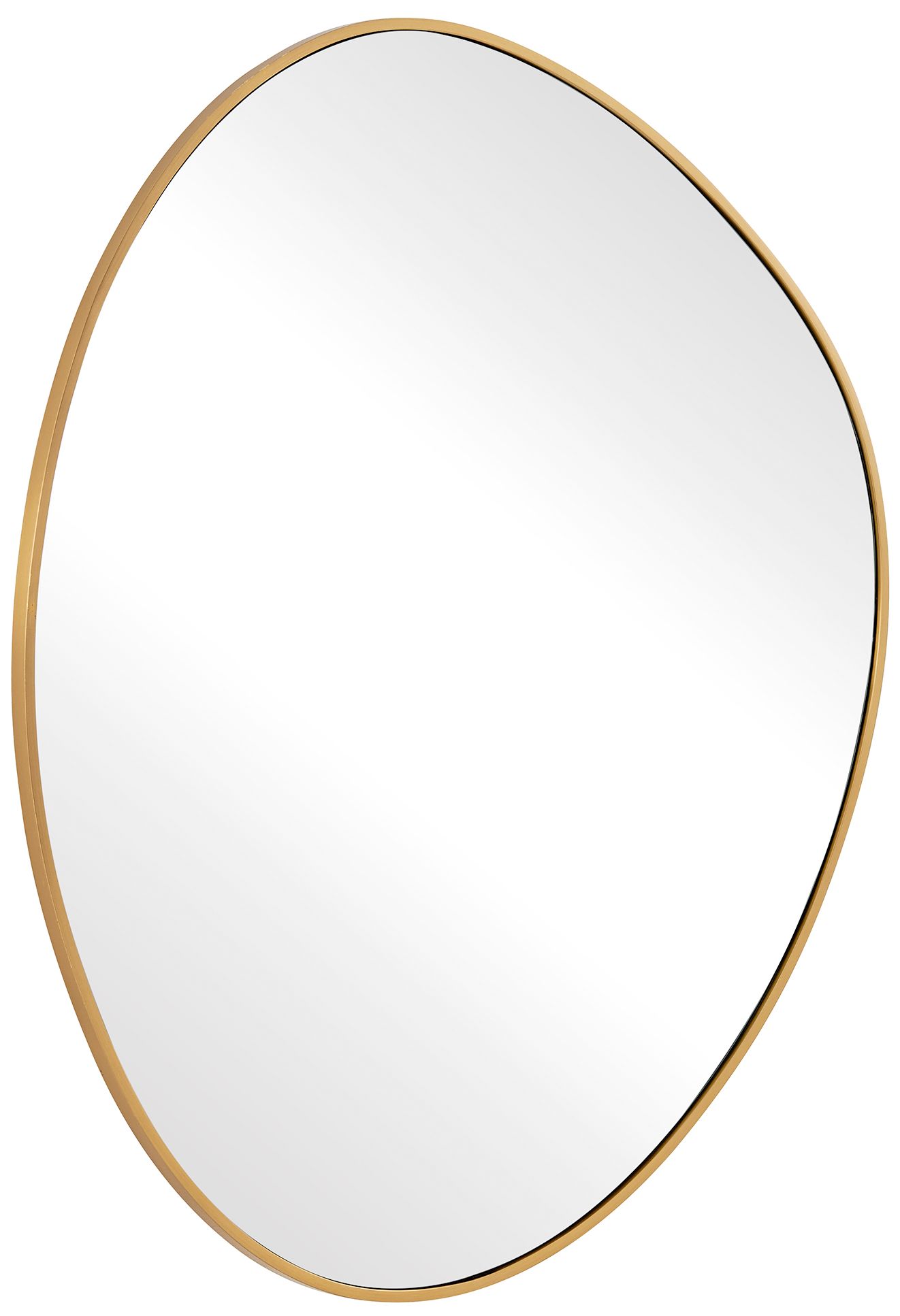 Image 4 Uttermost Distort 35 1/4" x 41 3/4" Brass Stainless Steel Mirror more views