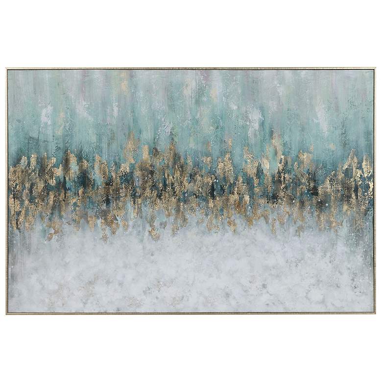 Image 2 Uttermost Divide 61" Wide Framed Canvas Wall Art