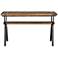 Uttermost Domini 52" Wide Warm Honey Console Table