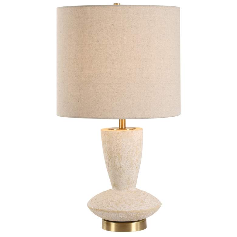 Image 1 Uttermost Doreyn 25 3/4" Ivory Ceramic Table Lamp