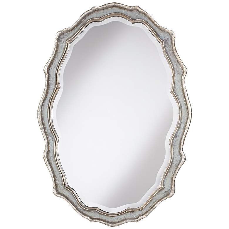 Image 1 Uttermost Dorgali 40 inch High Silver Wall Mirror