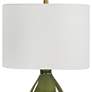 6_Uttermost Double Gourd 31" Moss Green Glaze Ceramic Table Lamp more views