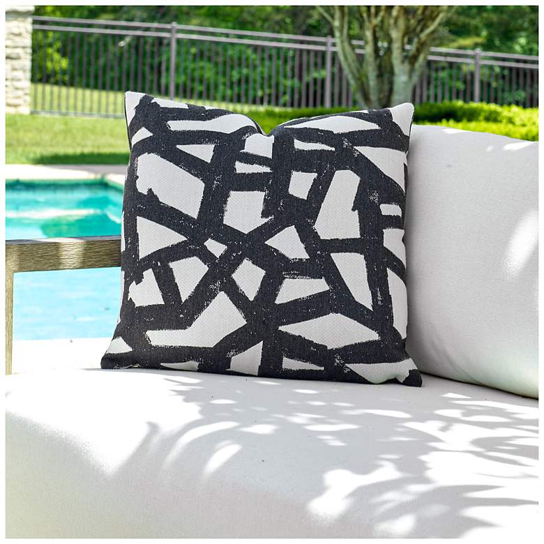 Image 1 Uttermost Draft 20" Indoor-Outdoor Pillow