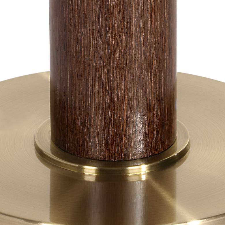 Image 5 Uttermost Drewry 62 1/2" High Wood and Metal Floor Lamp more views