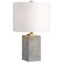 Uttermost Drexel 17" High Stained Concrete Accent Table Lamp
