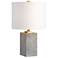Uttermost Drexel 17" High Stained Concrete Accent Table Lamp