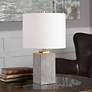 1_Uttermost Drexel 17" High Stained Concrete Accent Table Lamp