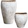 Uttermost Dua Natural Stone Decorative Vases Set of 2