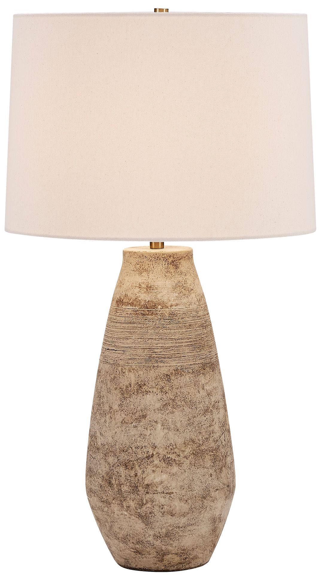 Image 2 Uttermost Dunford 28 1/2" Aged Browne and Gray Ceramic Table Lamp