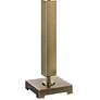 Uttermost Duomo Antique Brass Metal Column Table Lamp