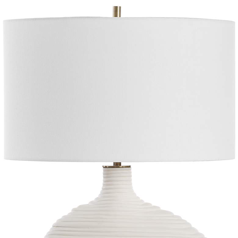 Image 7 Uttermost Duostacked 24 1/4" High White Ceramic Table Lamp more views
